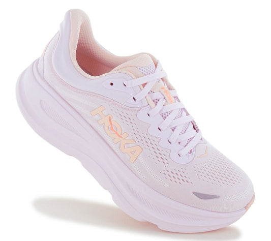 HOKA Bondi 9 W - Damen Laufschuhe Running Schuhe Rosa 1162012-LRMT