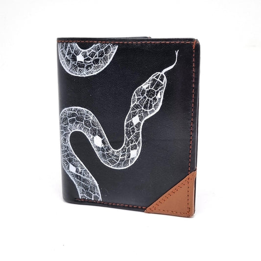 Geldtasche "Schlange" Nappa Leder