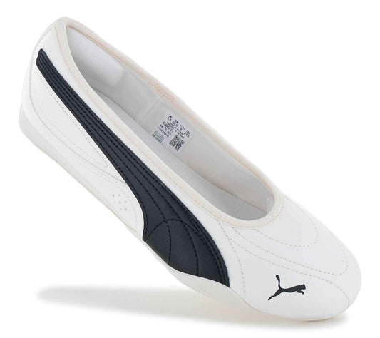 Puma Catch Soleil Ballerina - Damen Slipper Sommer Schuhe Weiß 404642-01