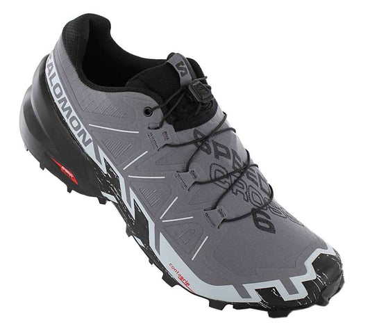 Salomon Speedcross 6 - Herren Trail-Running Schuhe Laufschuhe Grau 417380