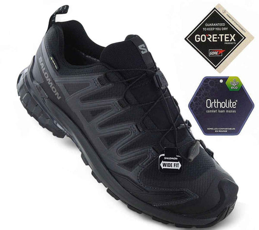 Salomon XA PRO 3D V9 WIDE GTX - GORE TEX - Herren Wanderschuhe Trail-Running Schuhe 472770