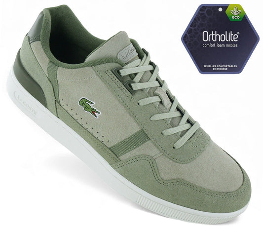 LACOSTE T-Clip Set 222 - Herren Sneakers Schuhe Grün 744SMA0082AAK