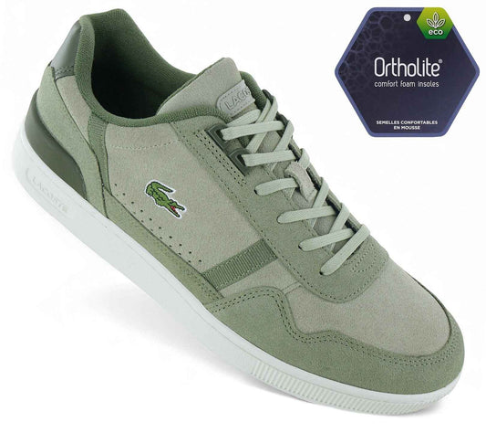 LACOSTE T-Clip Set 222 - Herren Sneakers Schuhe Grün 744SMA0082AAK