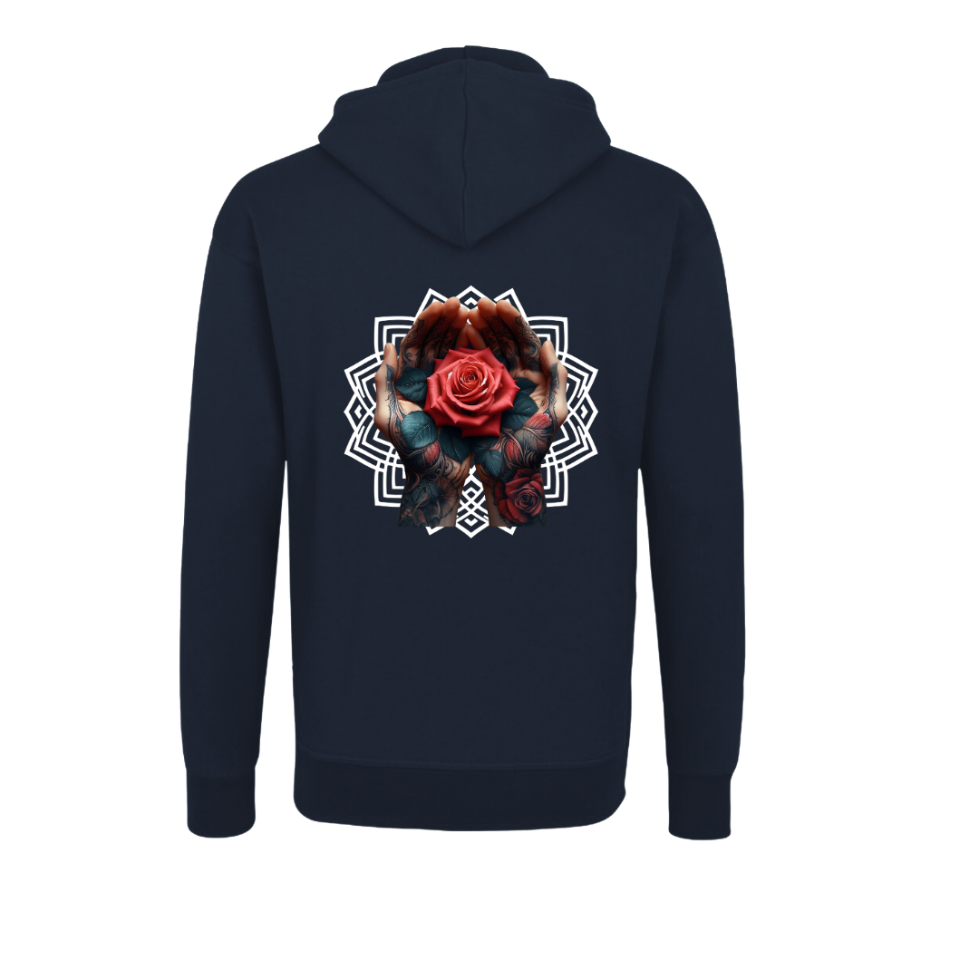 Männer Zoodie Ink&Soul "RoseTattoo"