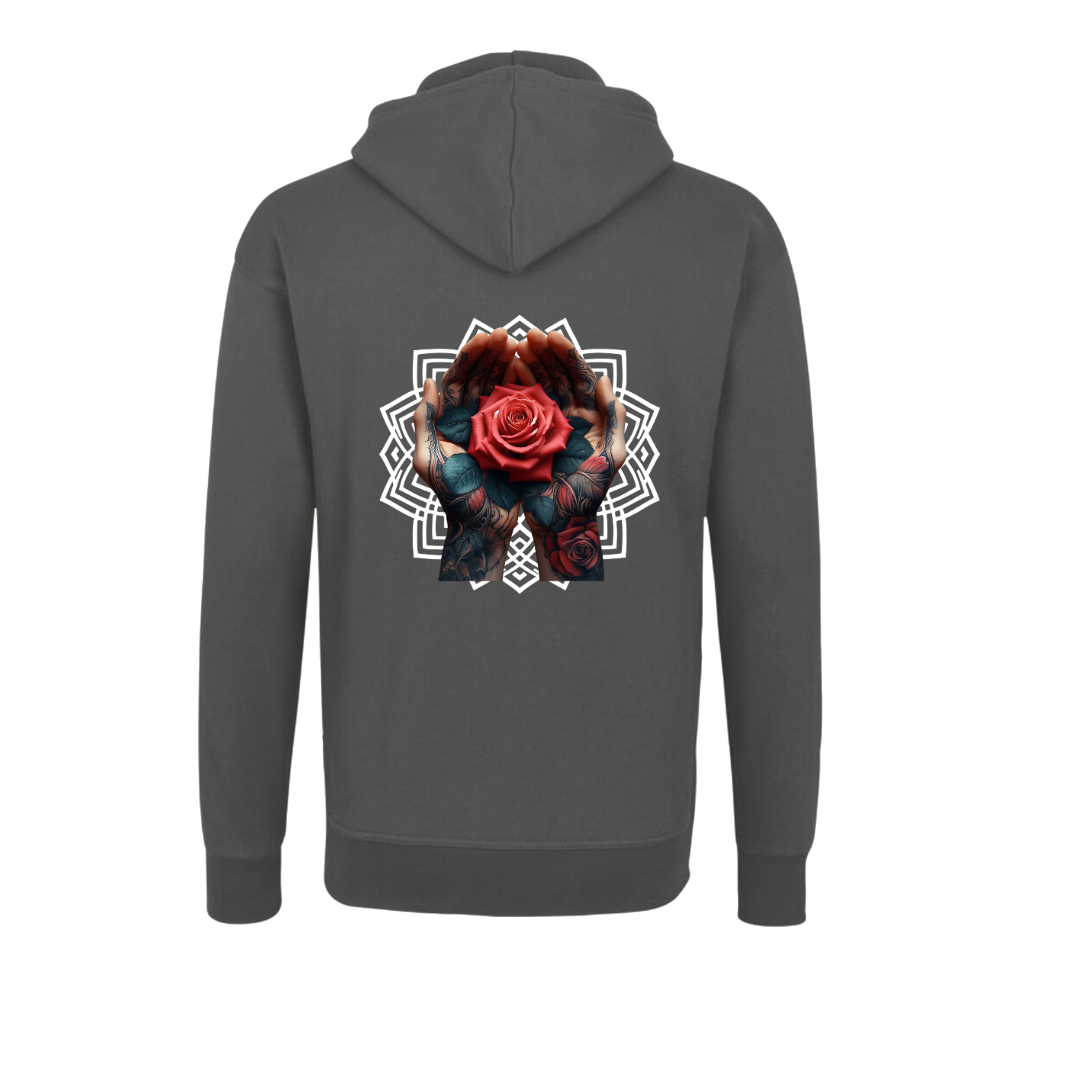 Männer Zoodie Ink&Soul "RoseTattoo"