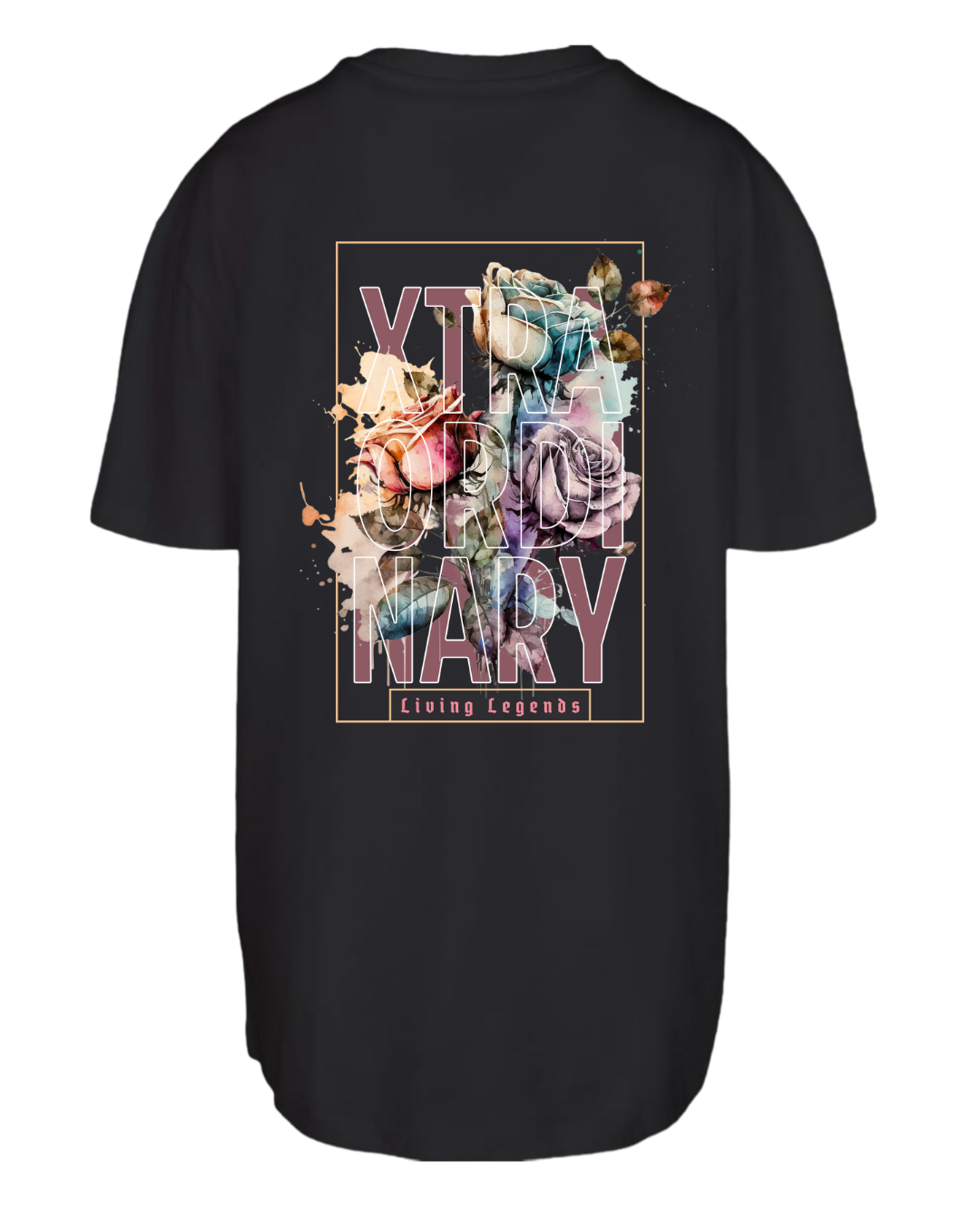T-Shirt LD Oversize "flowers"