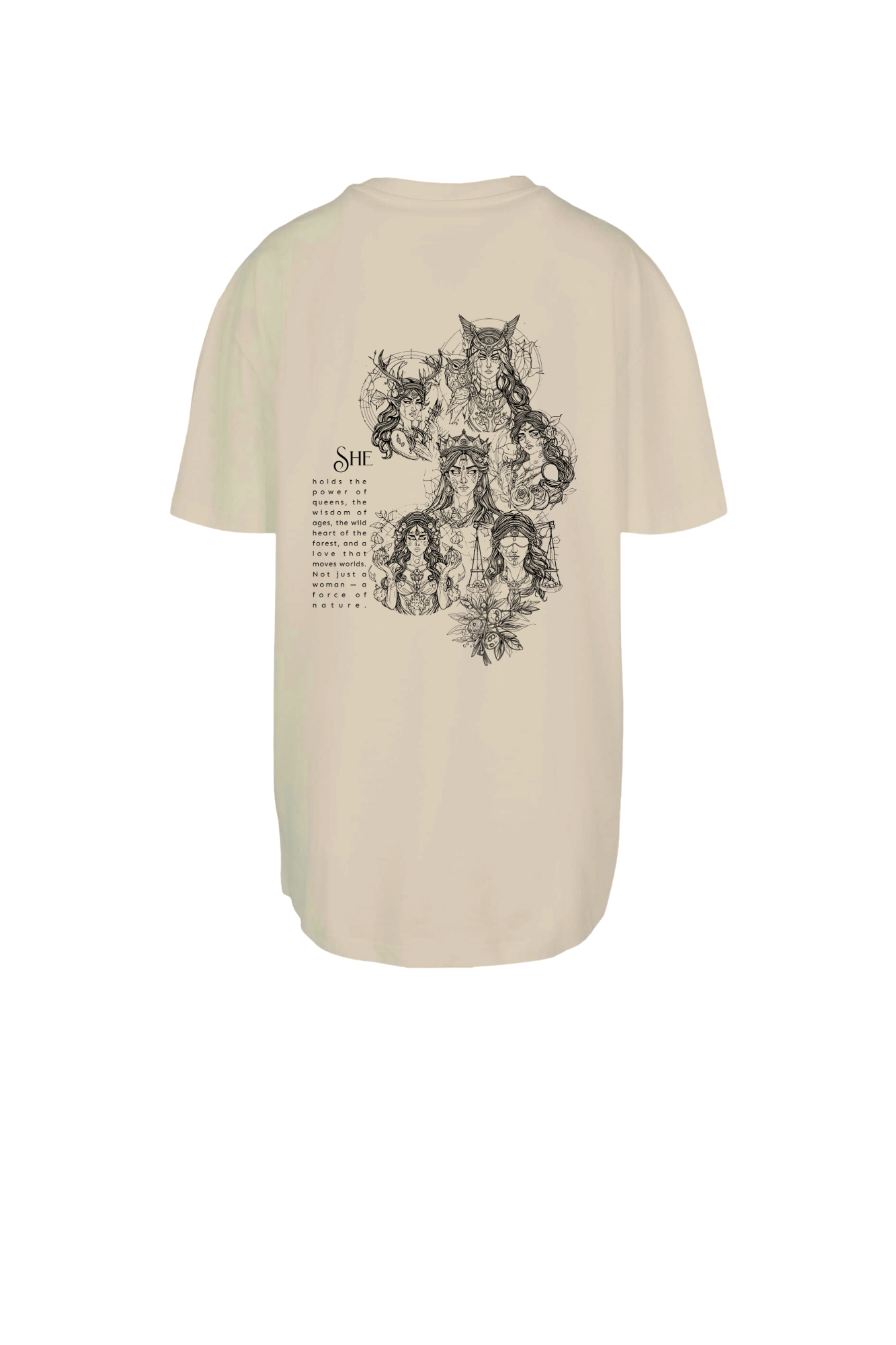 T-Shirt LD Oversize "she"