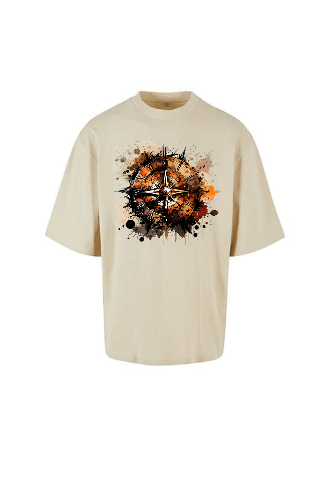 T-Shirt LD Oversize "kompassbunt"