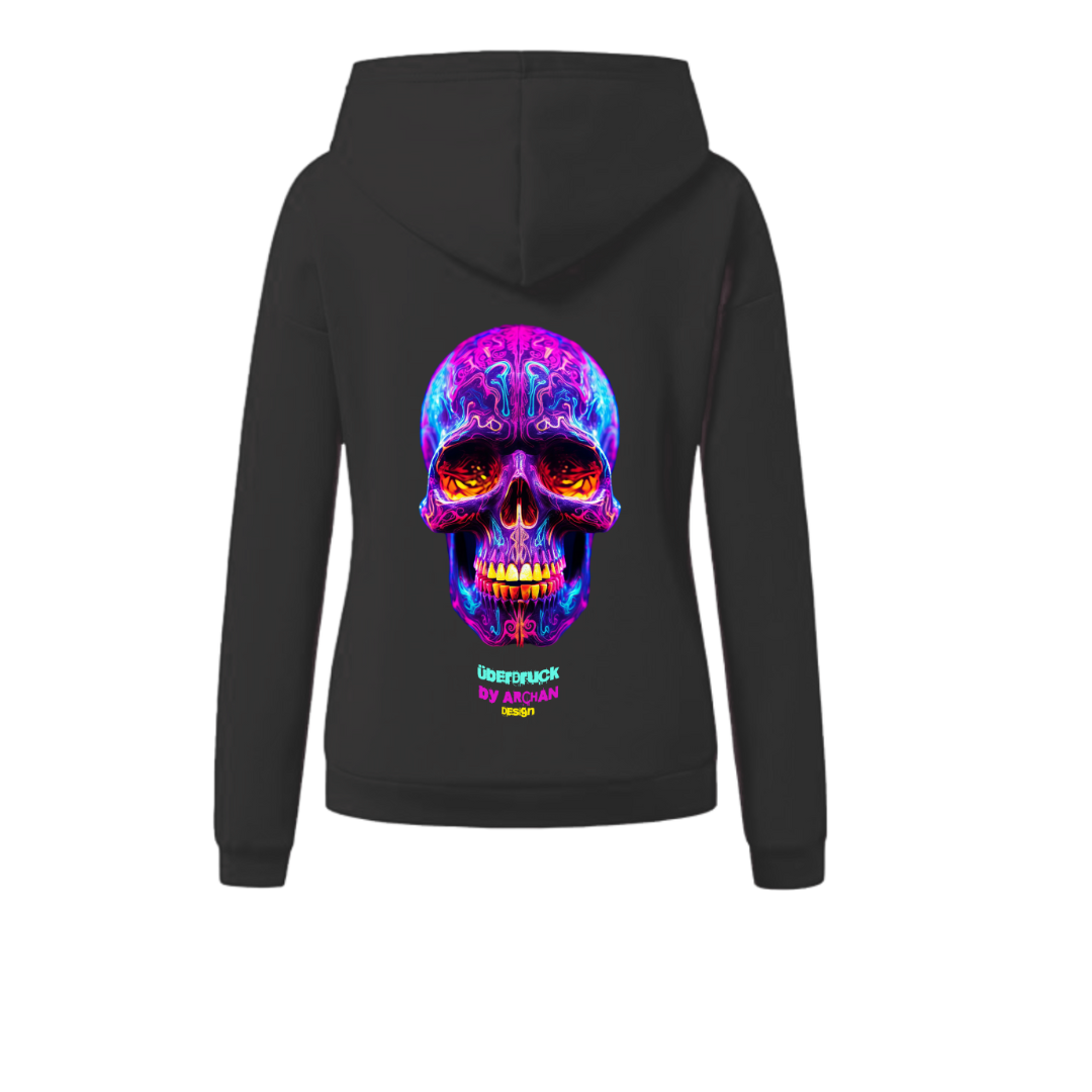 Frauen Zoodie eANDe "pinkskull"