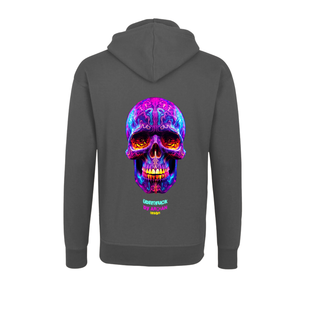 Männer Zoodie eANDe "pinkskull"
