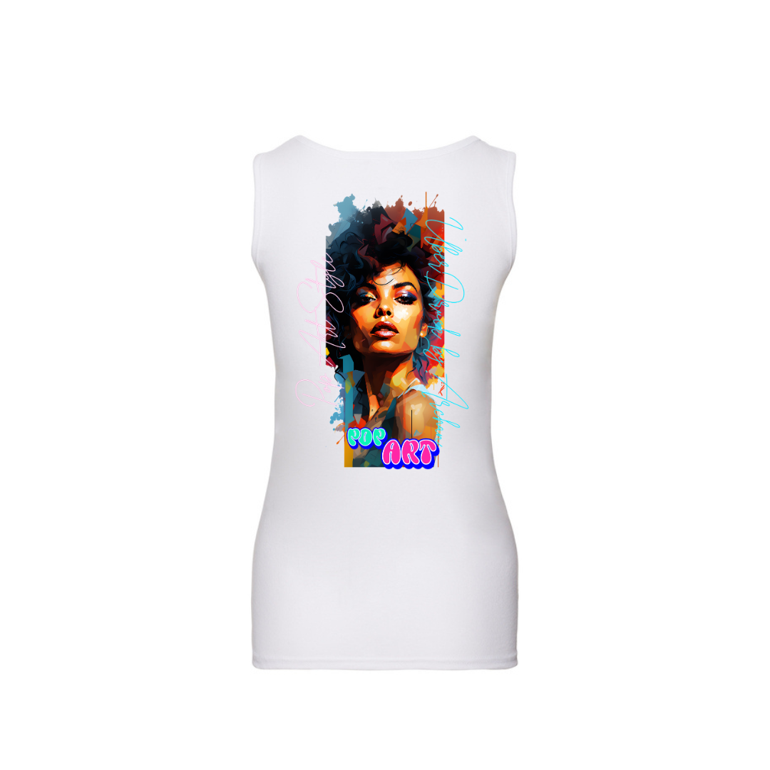 Frauen TankTop eANDe ""PopArt"