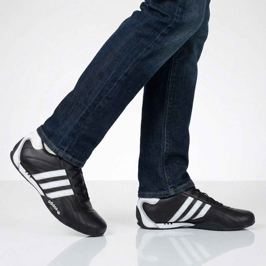 adidas Originals Adi Racer Lo - Herren Sneakers Schuhe Schwarz JQ5719