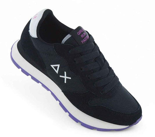 SUN68 Ally Solid - Damen Sneakers Schuhe Schwarz Z45201-11