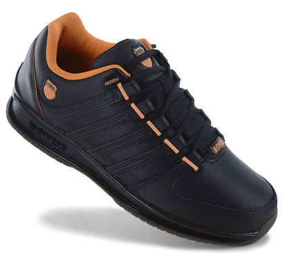 K-Swiss RINZLER Leather - Herren Sneakers Schuhe Schwarz 01235-014-M