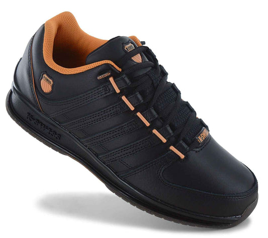 K-Swiss RINZLER Leather - Herren Sneakers Schuhe Schwarz 01235-014-M