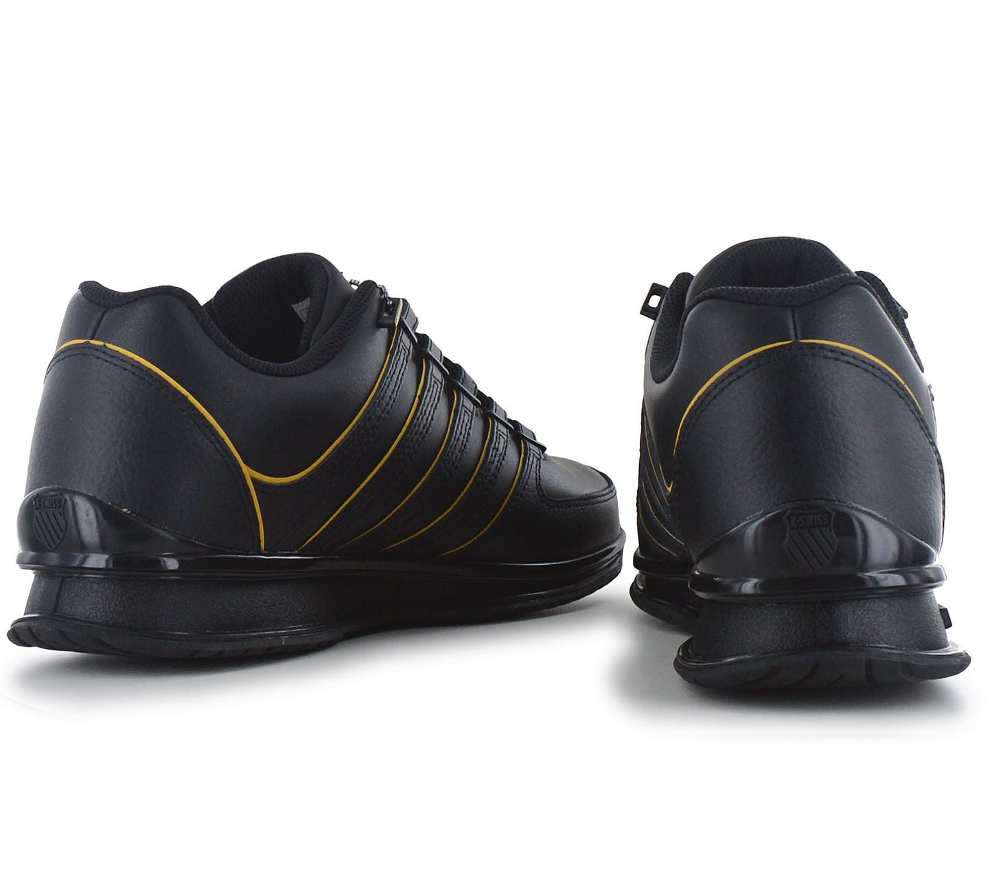 K-Swiss RINZLER Leather - Herren Sneakers Schuhe Schwarz 01235-071-M