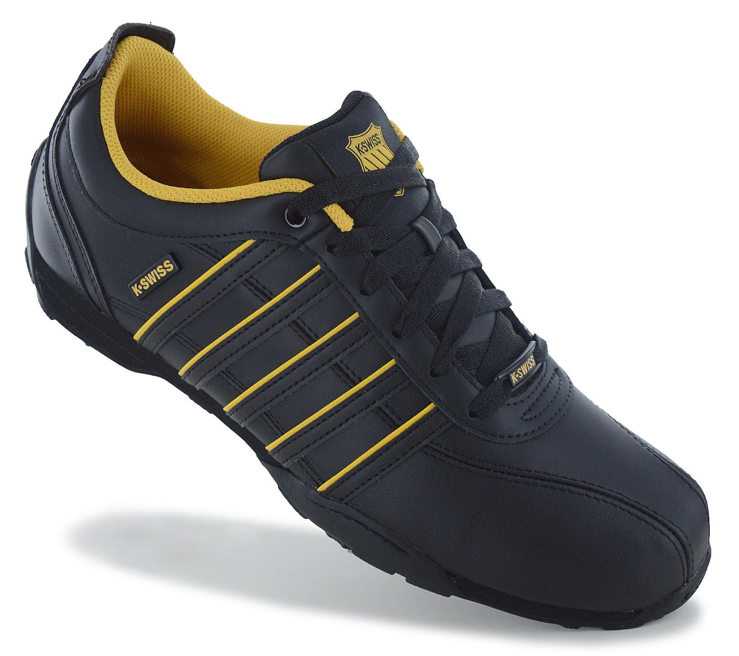 K-Swiss Arvee 1.5 Leather - Herren Sneaker Schuhe Schwarz 02453-062-M
