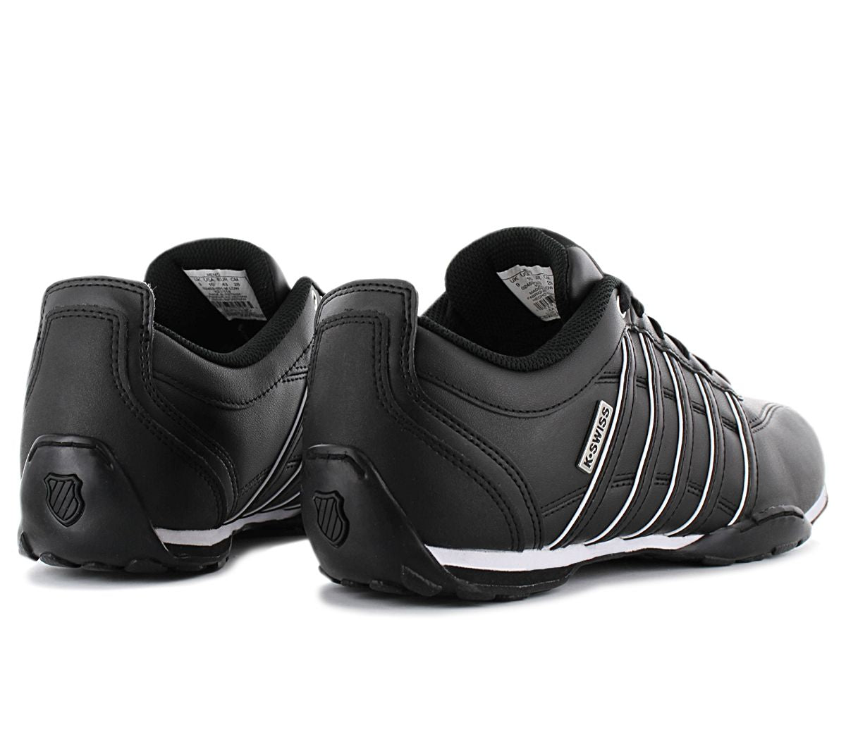 K-Swiss Arvee 1.5 Leather - Herren Sneakers Schuhe Leder Schwarz 02453-091-M