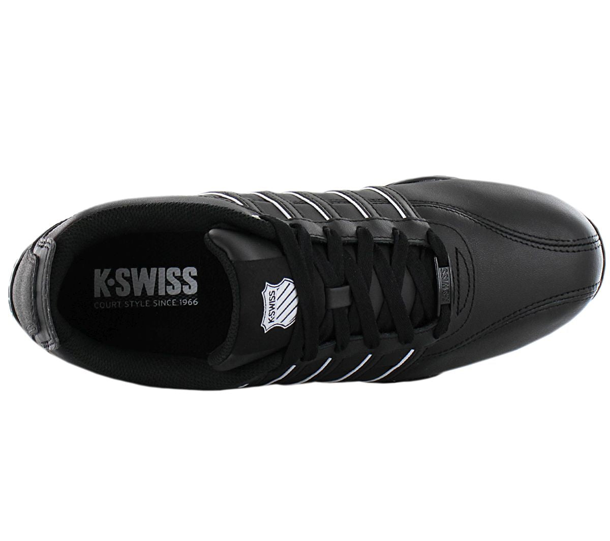 K-Swiss Arvee 1.5 Leather - Herren Sneakers Schuhe Leder Schwarz 02453-091-M