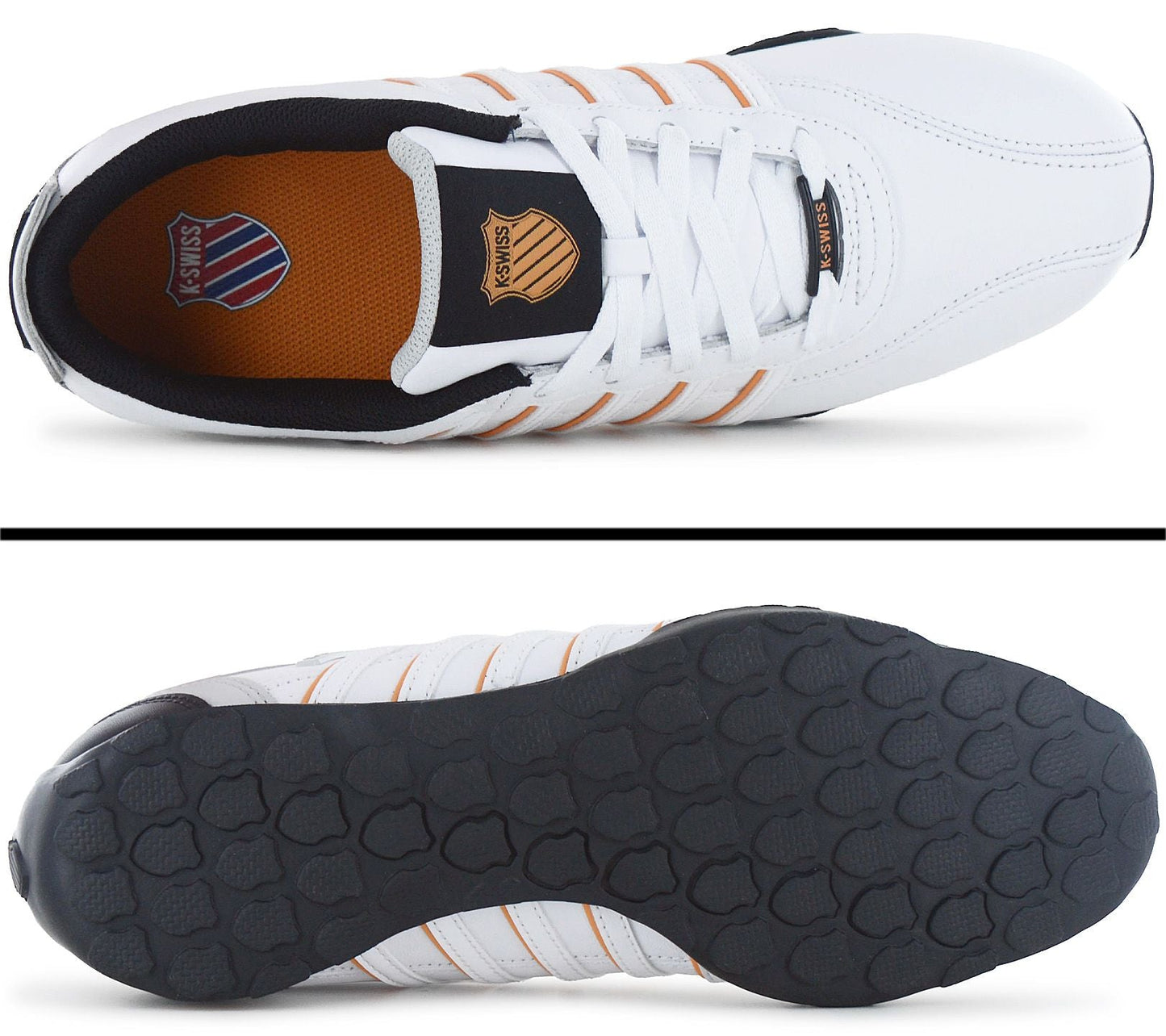 K-Swiss Arvee 1.5 Leather - Herren Sneaker Schuhe Weiß 02453-151-M