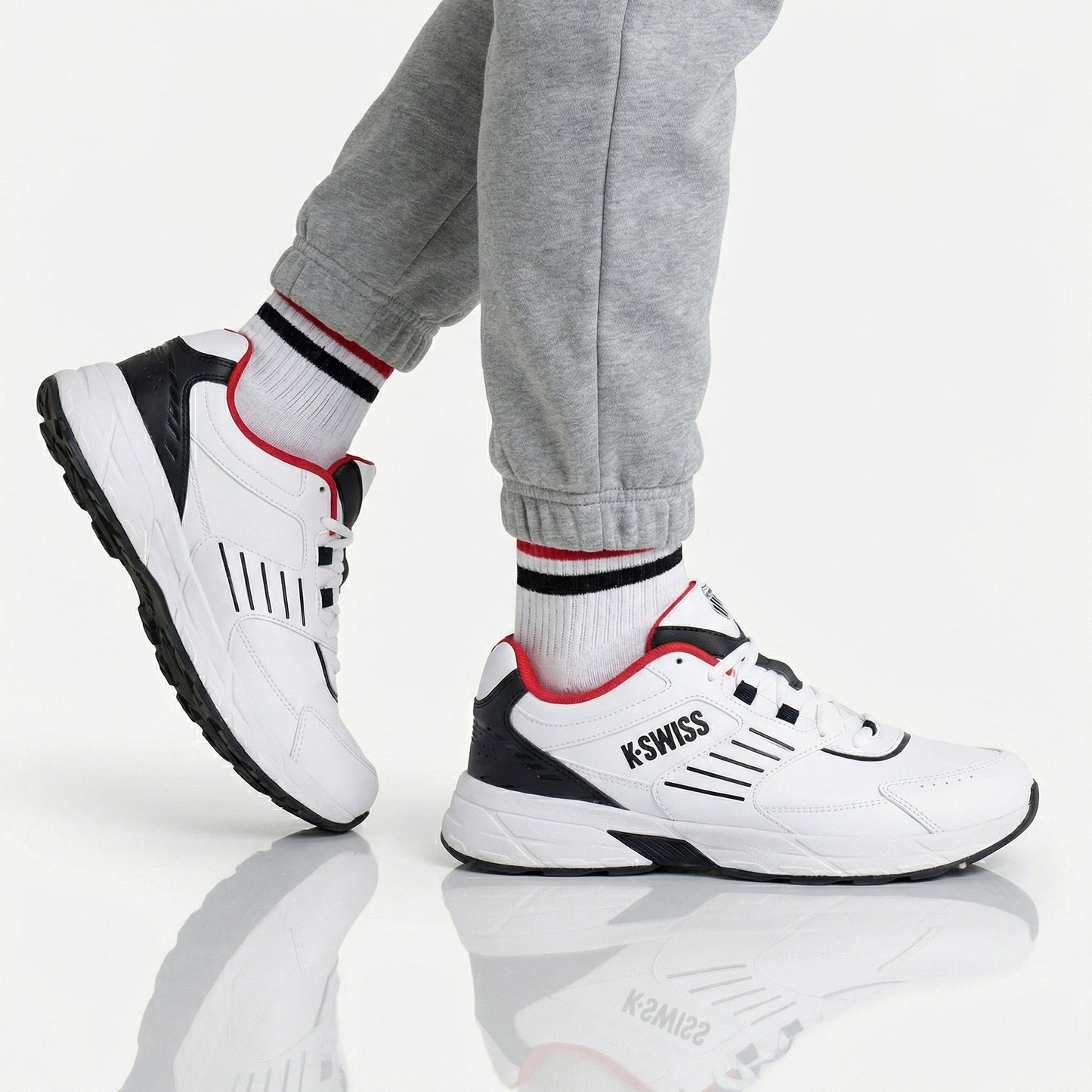 K-Swiss Fario LTH - Herren Sneakers Schuhe Weiß 04778-122-M