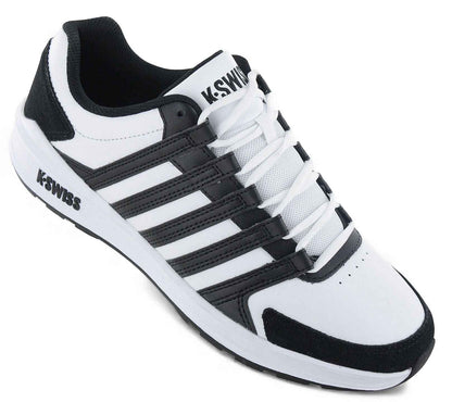 K-Swiss Vista Trainer - Herren Sneakers Schuhe Weiß-Schwarz 07000-034-M