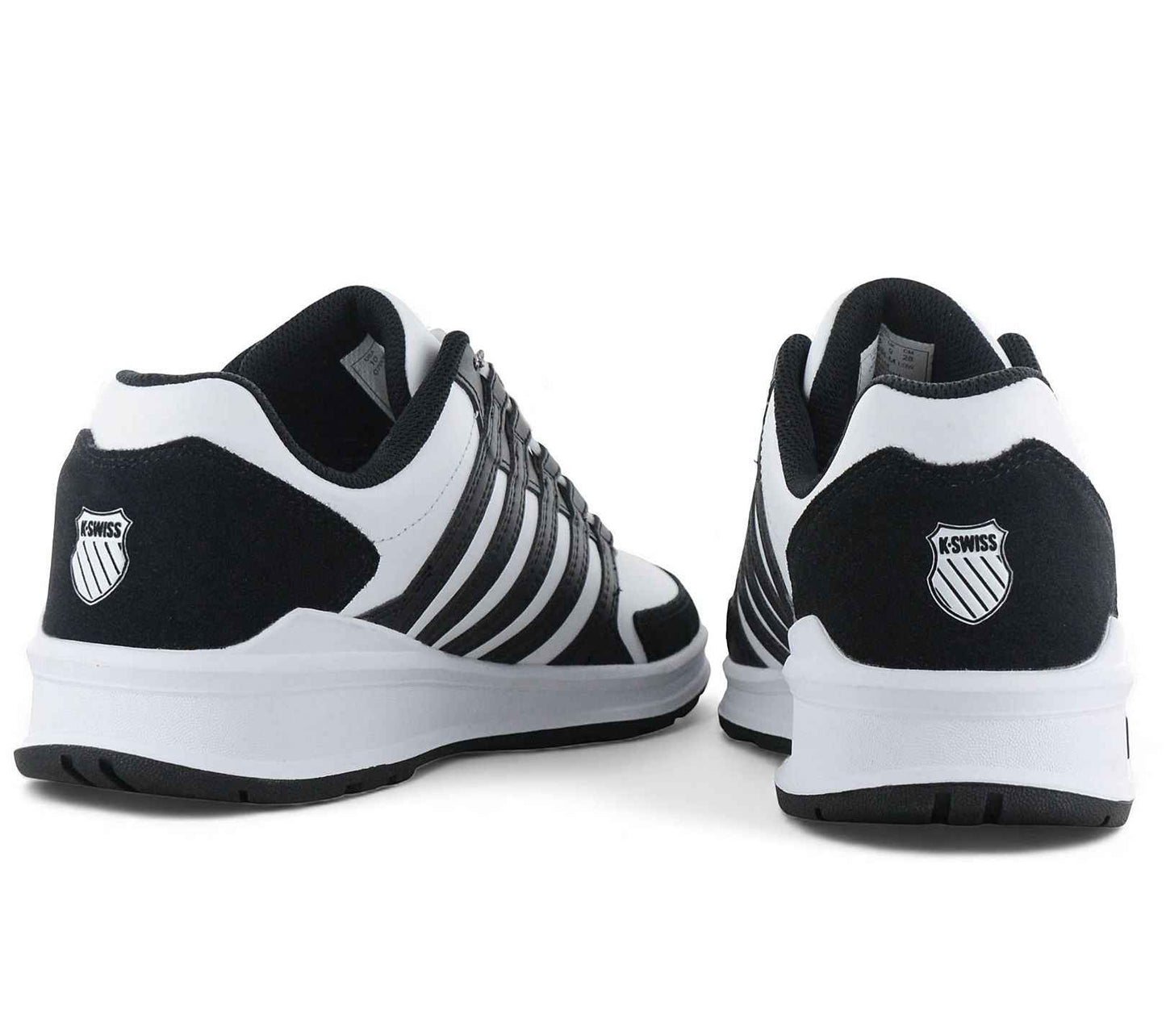 K-Swiss Vista Trainer - Herren Sneakers Schuhe Weiß-Schwarz 07000-034-M