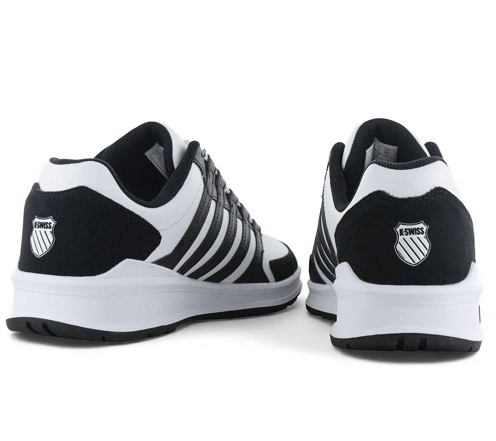 K-Swiss Vista Trainer - Herren Sneakers Schuhe Weiß-Schwarz 07000-034-M