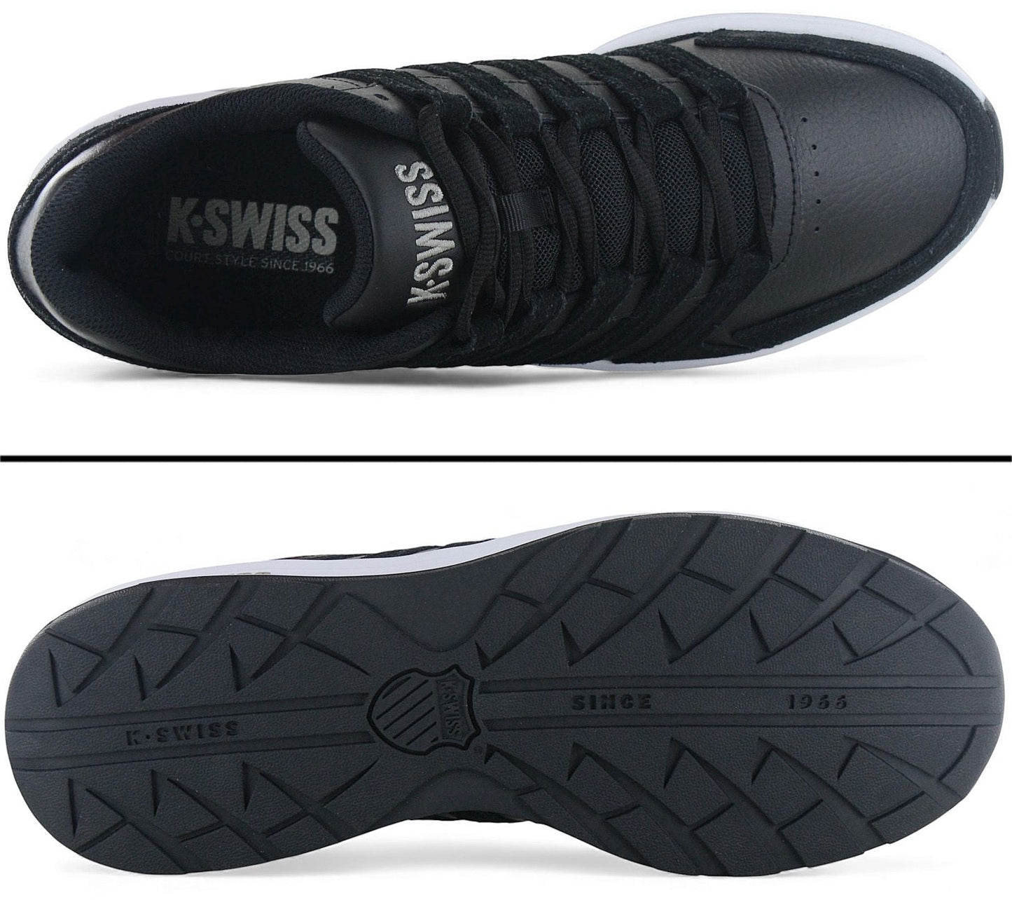 K-Swiss Vista Trainer - Herren Sneakers Schuhe Schwarz 07000-058-M