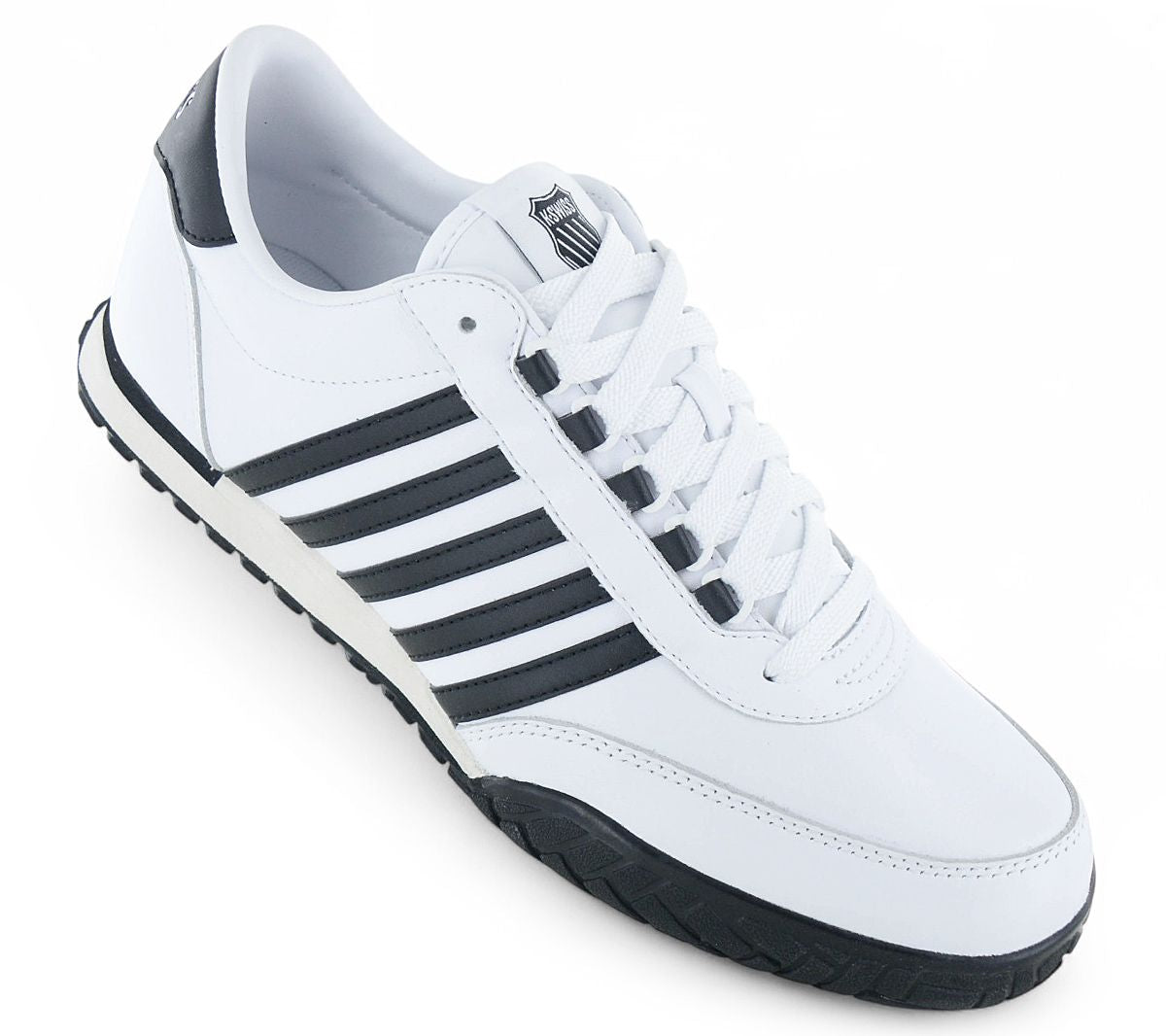 K-Swiss Vintage Trainer LTH Leather - Herren Sneakers Schuhe Weiß 09462-102-M