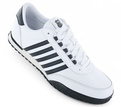 K-Swiss Vintage Trainer LTH Leather - Herren Sneakers Schuhe Weiß 09462-102-M
