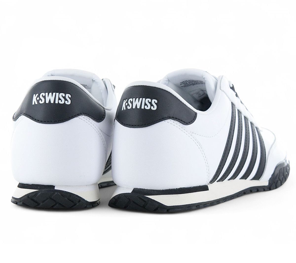 K-Swiss Vintage Trainer LTH Leather - Herren Sneakers Schuhe Weiß 09462-102-M
