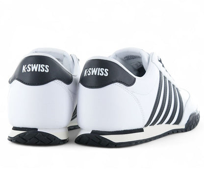 K-Swiss Vintage Trainer LTH Leather - Herren Sneakers Schuhe Weiß 09462-102-M