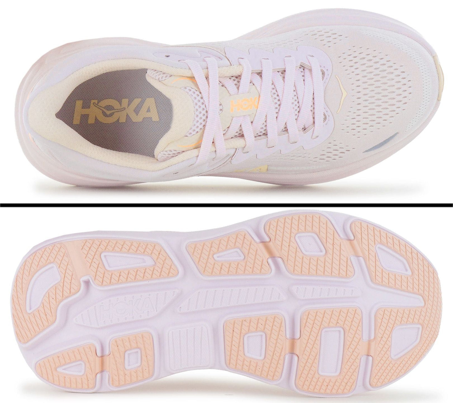 HOKA Bondi 9 W - Damen Laufschuhe Running Schuhe Rosa 1162012-LRMT
