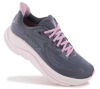 HOKA CLIFTON 10 W - Damen Laufschuhe Running Schuhe Grau 1162031-GXYD