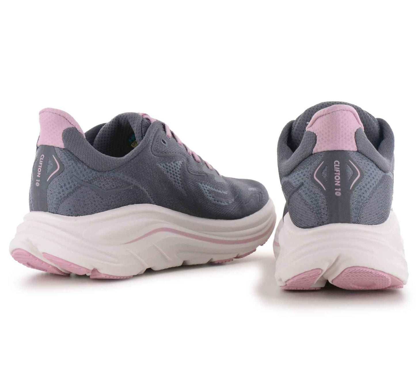 HOKA CLIFTON 10 W - Damen Laufschuhe Running Schuhe Grau 1162031-GXYD