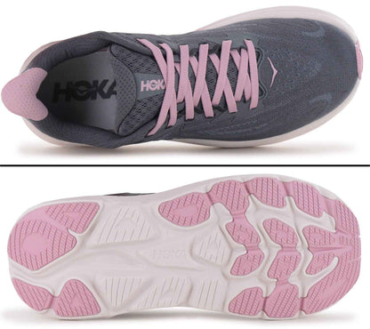 HOKA CLIFTON 10 W - Damen Laufschuhe Running Schuhe Grau 1162031-GXYD