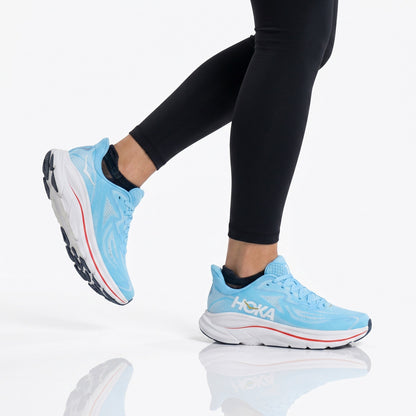 HOKA CLIFTON 10 W - Damen Laufschuhe Running Schuhe Blau 1162031-SBLF