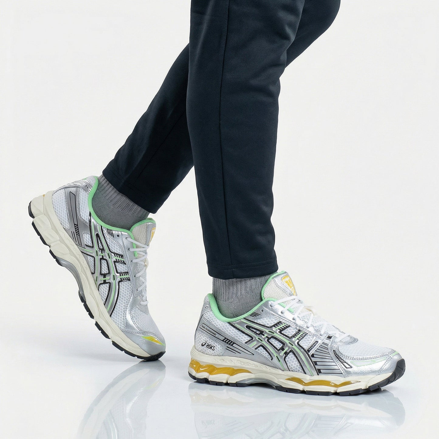 Asics GEL-KAYANO 12.1 - Herren Sneakers Sport Schuhe Weiß 1203A827-100