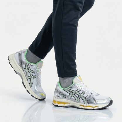 Asics GEL-KAYANO 12.1 - Herren Sneakers Sport Schuhe Weiß 1203A827-100
