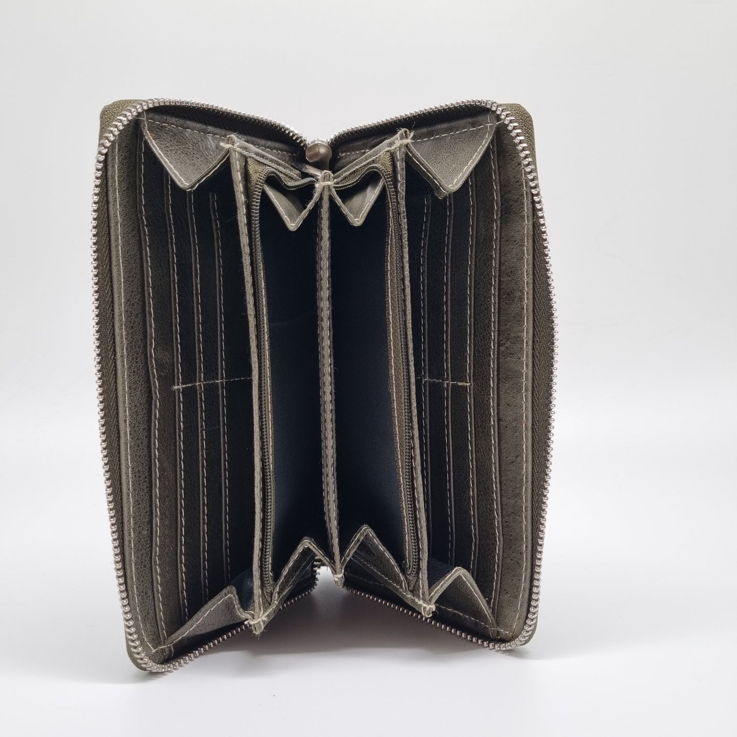 Geldtasche "Wiesenblume" Rind Leder