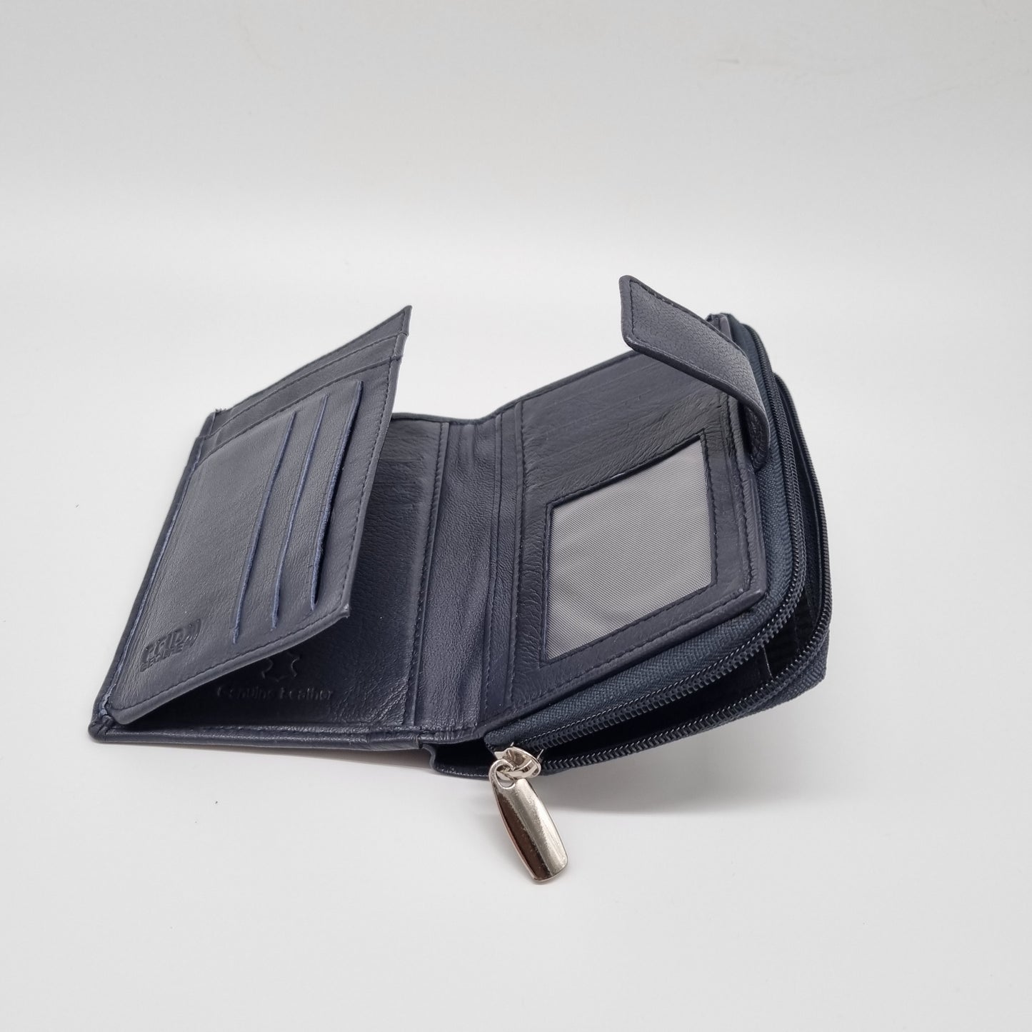 Geldtasche "Blüte" Nappa Leder Rind