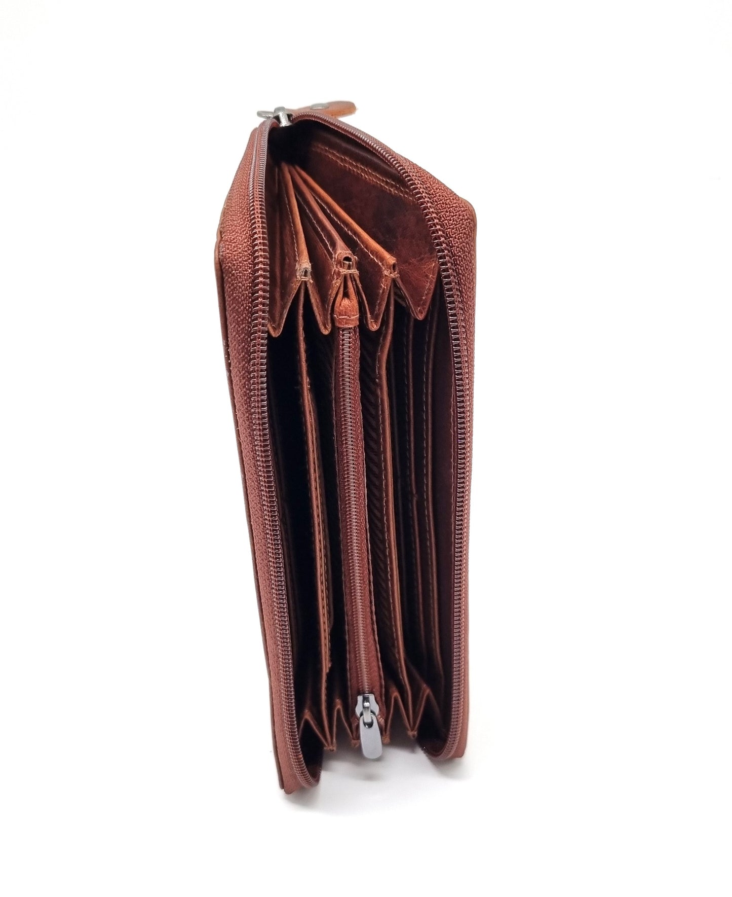Geldtasche "DieSee" Büffel Öl Pull-Up Leder