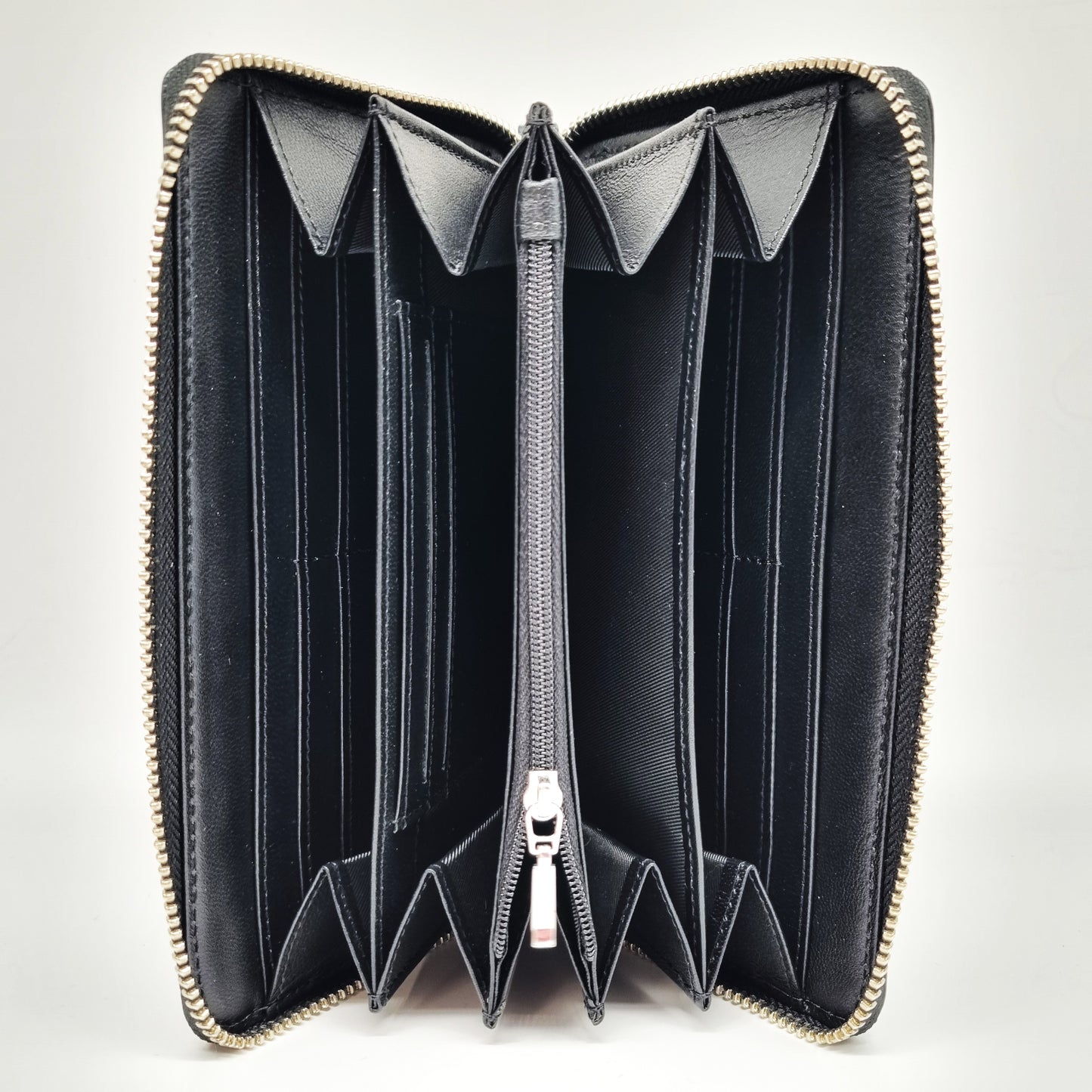 Geldtasche "Mandala" Rindsleder schwarz