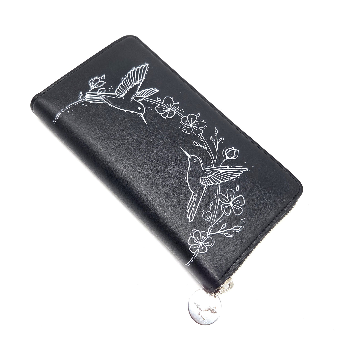 Geldtasche "Kolibri" Rindsleder schwarz