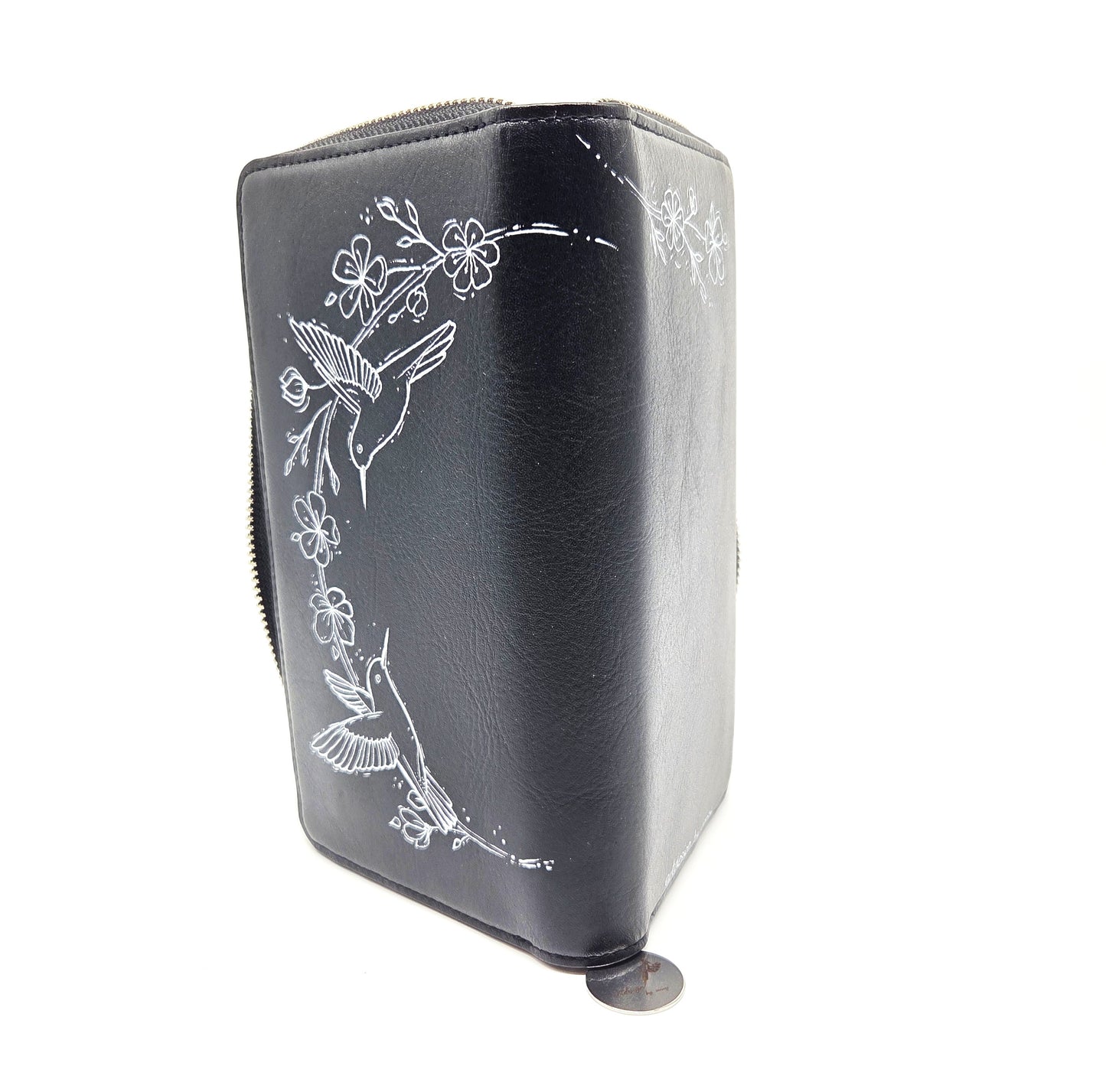 Geldtasche "Kolibri" Rindsleder schwarz