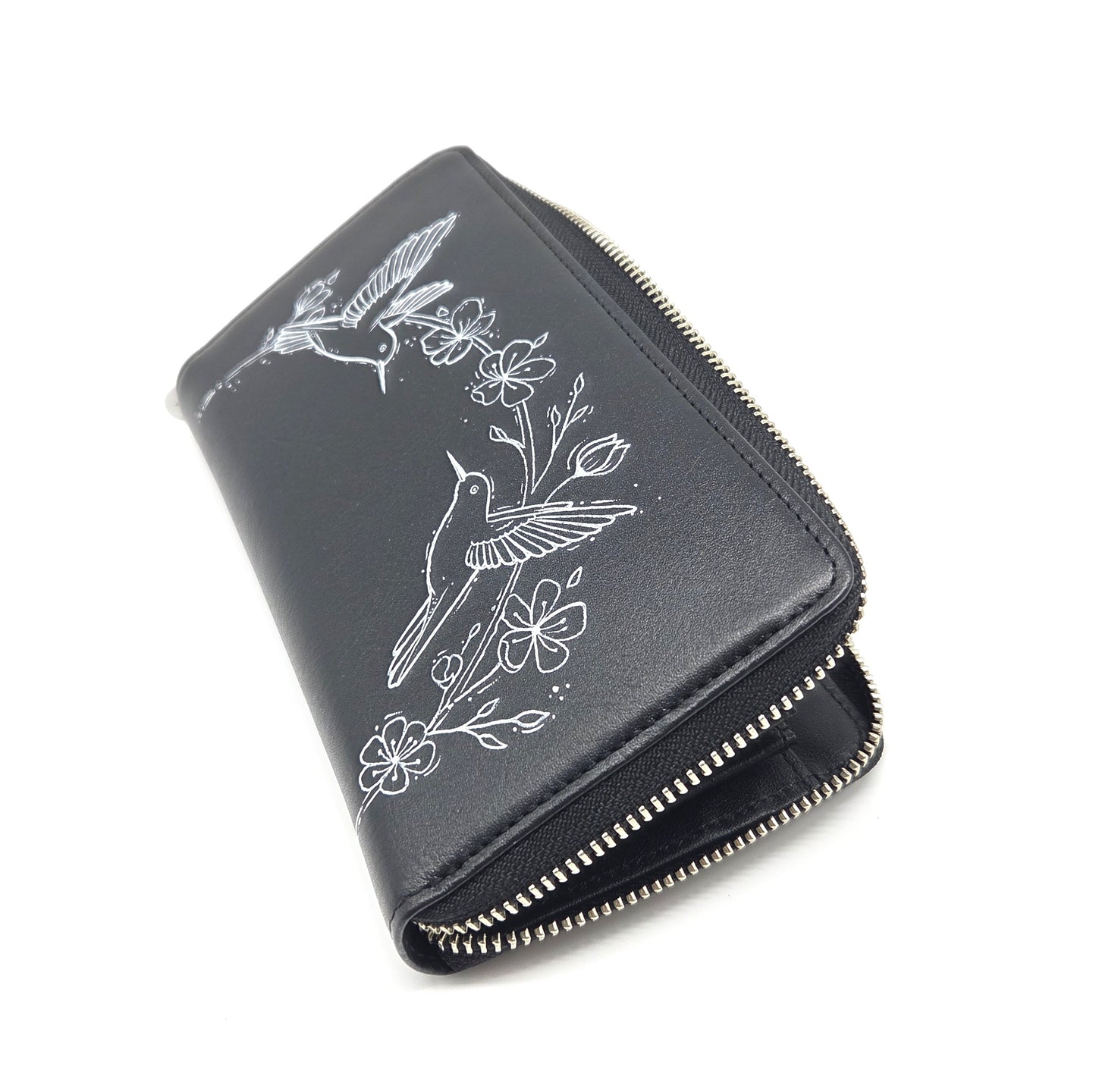 Geldtasche "Kolibri" Rindsleder schwarz