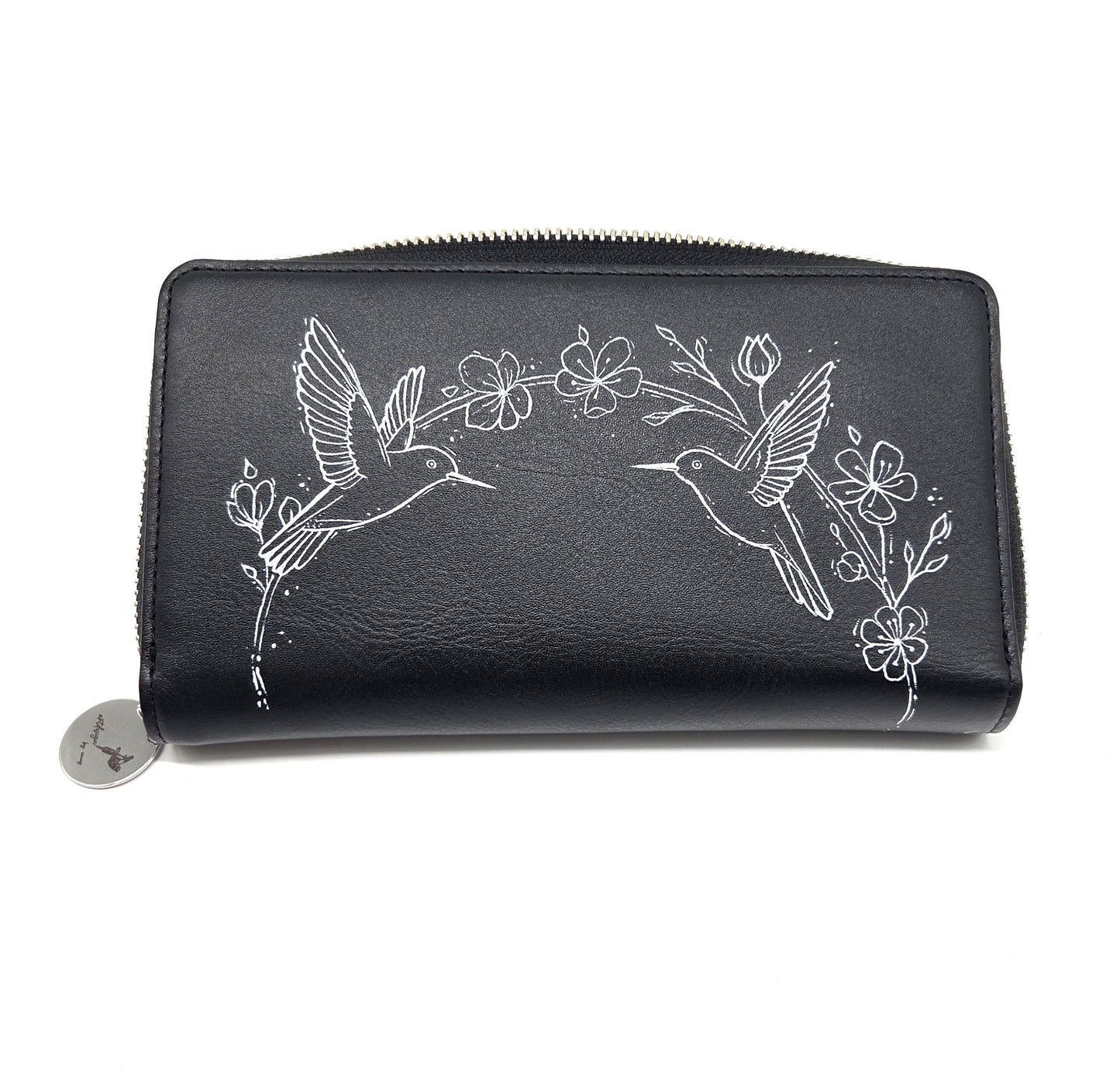 Geldtasche "Kolibri" Rindsleder schwarz