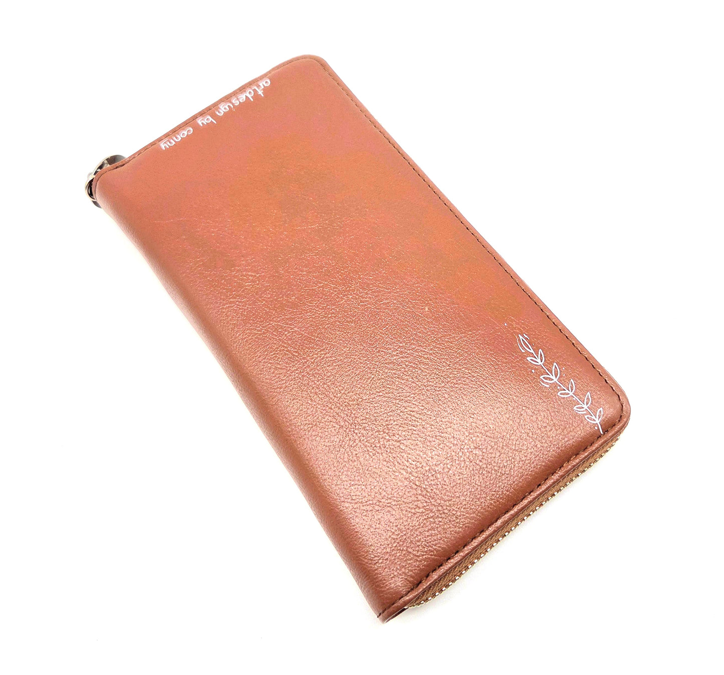 Geldtasche "Tulpe" Rindsleder braun