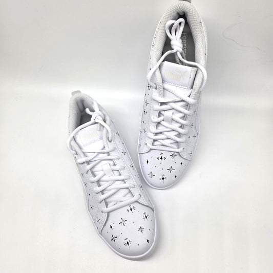 Tätowierte Leder Damen Puma Smash WNS V2 L Sneaker